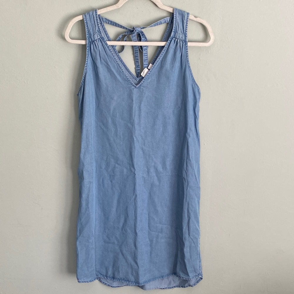 GAP Women’s Light Blue Denim Tank Dress Size Small